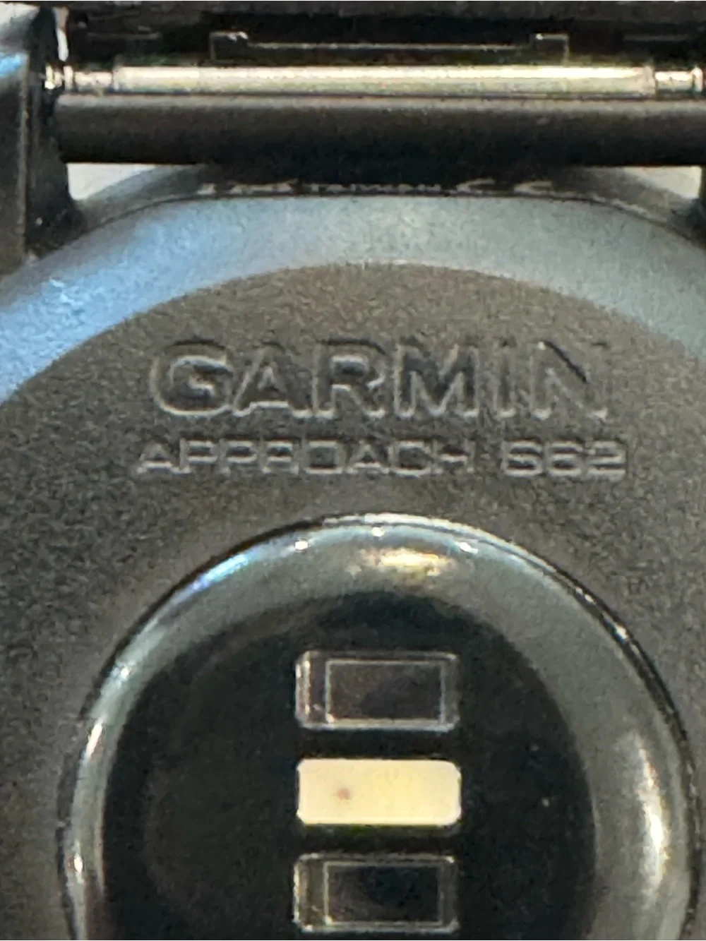 garmin Approach S62 Smartwatch in Black with Red Accents